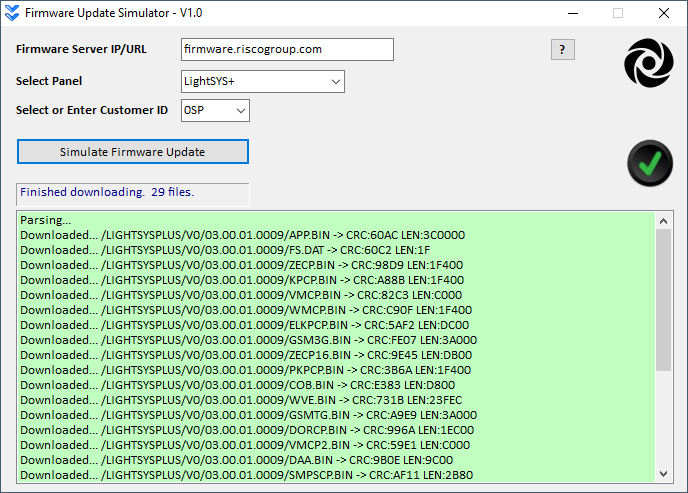 Firmware Update Simulator
